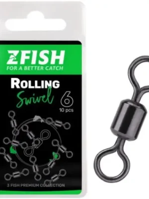 Zfish Obratlík Rolling Swivel 10 ks - Velikost 8 Nosnost 28 kg Oblíbený