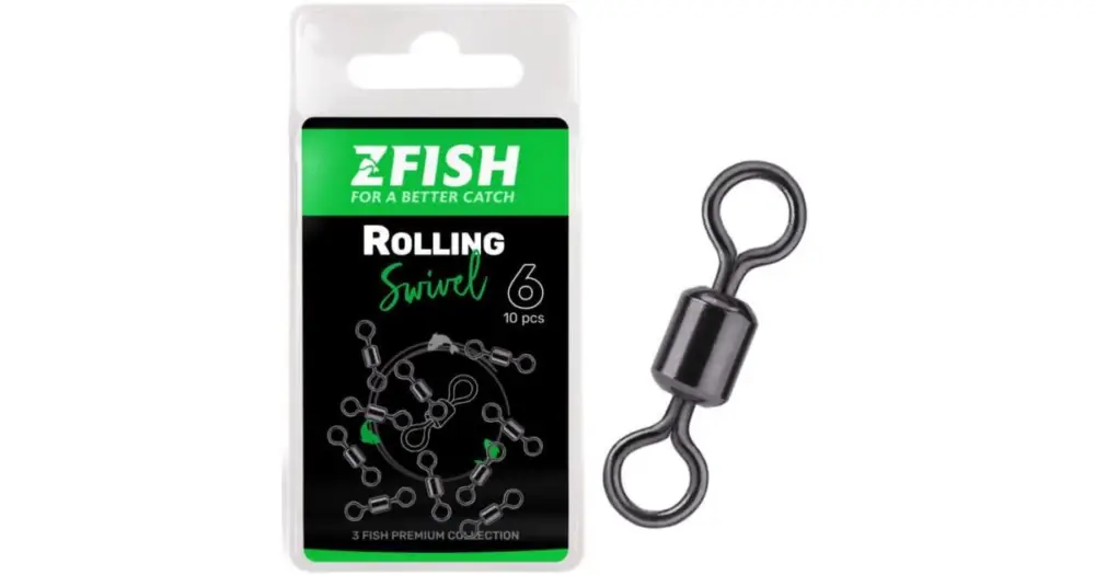 Zfish Obratlík Rolling Swivel 10 ks - Velikost 8 Nosnost 28 kg Oblíbený