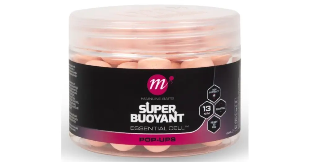 Mainline Plovoucí Boilie Super Buoyant Pop-Ups Essential Cell 150 ml 13 mm Nakupujte Hned