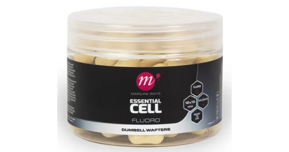 Sezónní Sleva Mainline Dumbell Fluoro Wafters Essential Cell 150 ml 12x15 mm - White
