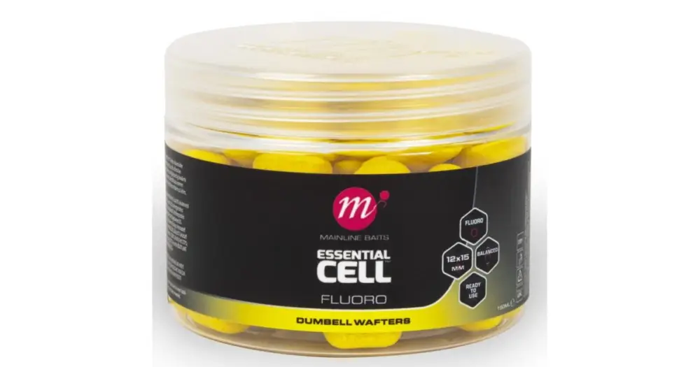 Autentický Mainline Dumbell Fluoro Wafters Link 150 ml 12x15 mm - Yellow