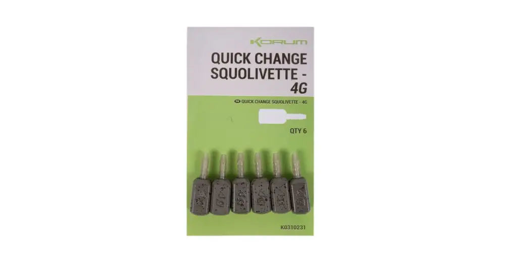 Korum Olůvko Quick Change Squolivettes - 6 g Cenově Výhodný
