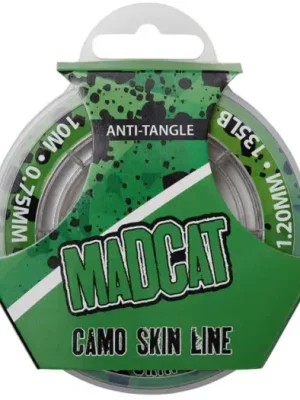 Akční Nabídka Madcat Návazcová Šňůra Camo Skin Line Brown Camo 10 m - 0,60-1,05 mm 47 kg