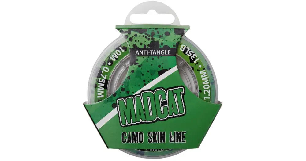 Akční Nabídka Madcat Návazcová Šňůra Camo Skin Line Brown Camo 10 m - 0,60-1,05 mm 47 kg