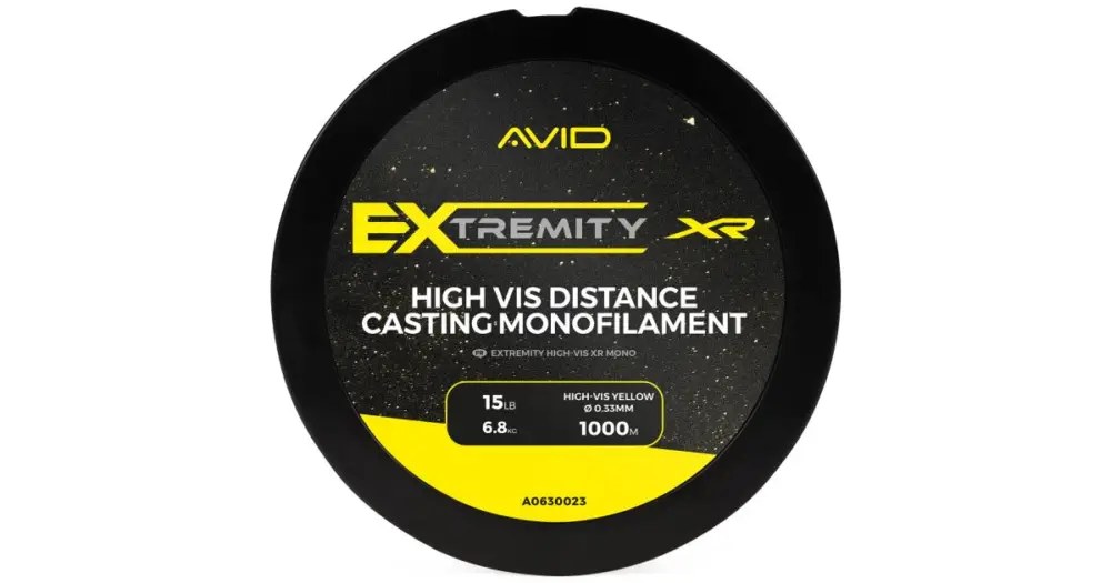 Avid Carp Vlasec Extremity Hi-Vis XR Mono 1000 m - 0,30 mm 5,9 kg Odeslání Ihned