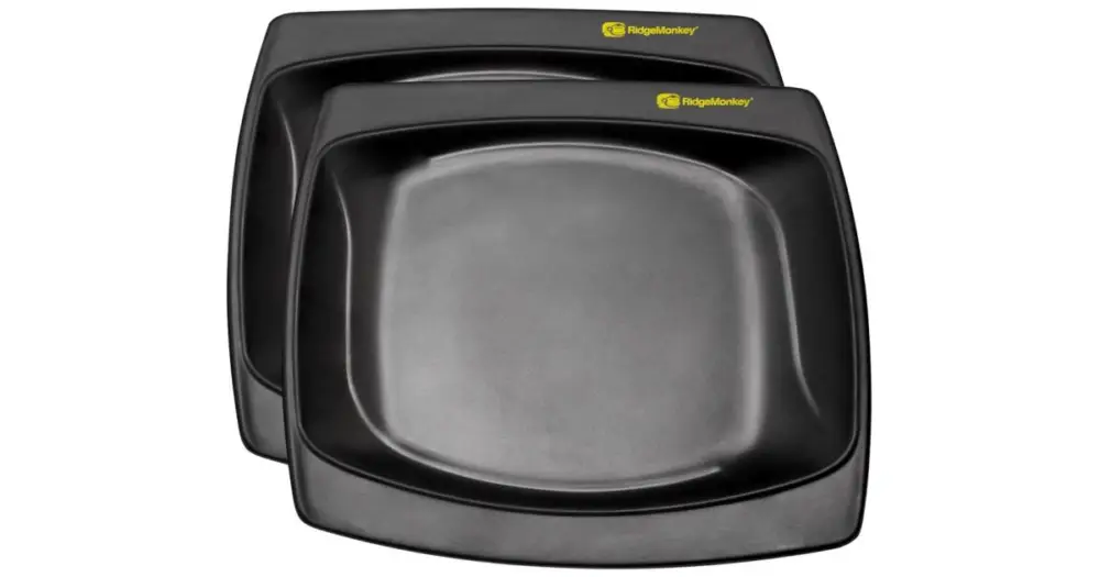 RidgeMonkey 2 Talíře DLX Large Plate Twin Pack Cenová Bomba