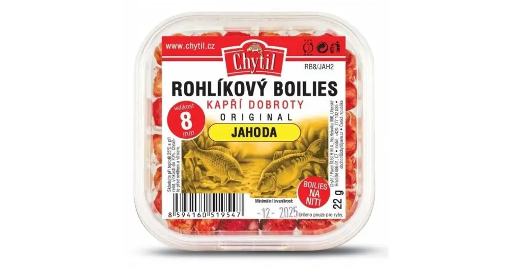 Chytil Rohlíkový Boilies 8 mm 22 g - Meruňka Horká Nabídka