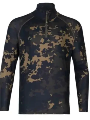 Akční Nabídka Korda Triko Kool UPF Zip Jersey Dark Kamo - XL