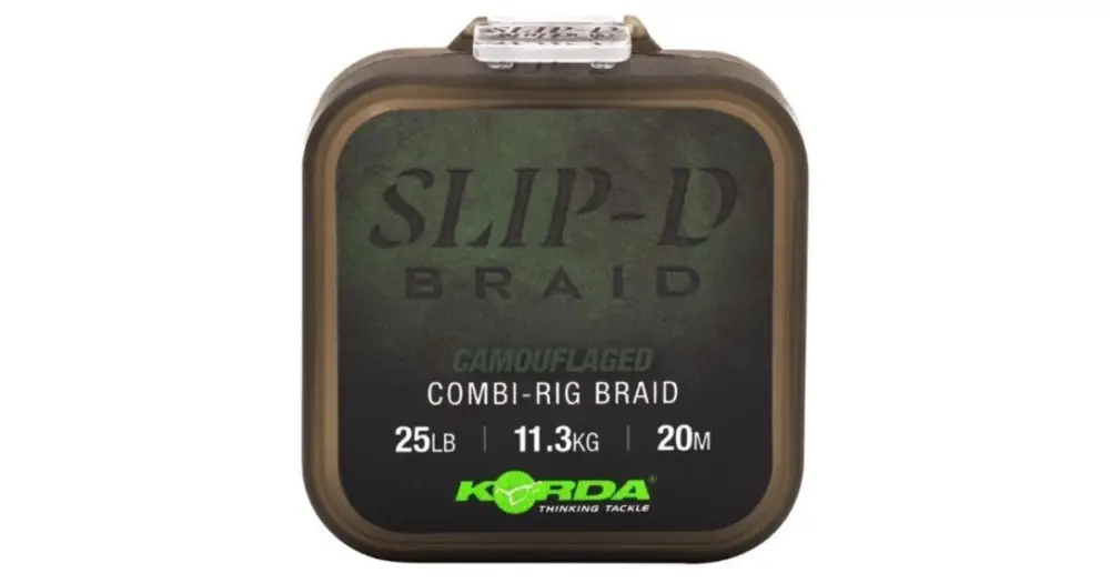 Korda Návazcová Šňůra Slip-D Braid 25 lb 20 m Nakupujte Hned