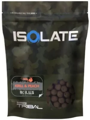 Akce Shimano Boilie Isolate Krill Peach - 1 kg 20 mm