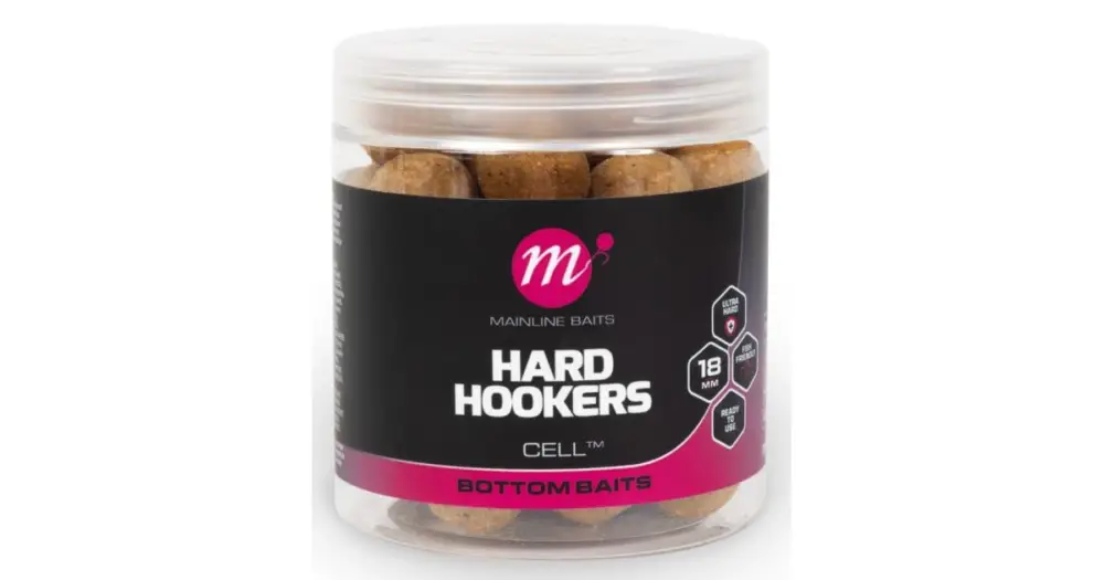Rychlé Dodání Mainline Tvrzené Boilie Hard Hookers Cell 18 mm