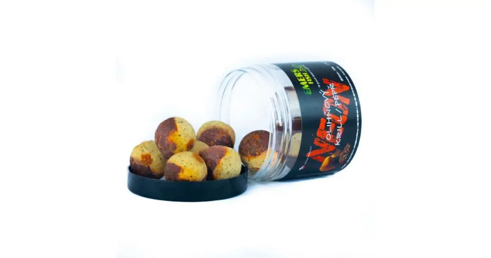 Akce Emersfish Boilie Neonky Olihňový Krill Pepř 50 g - 24 mm