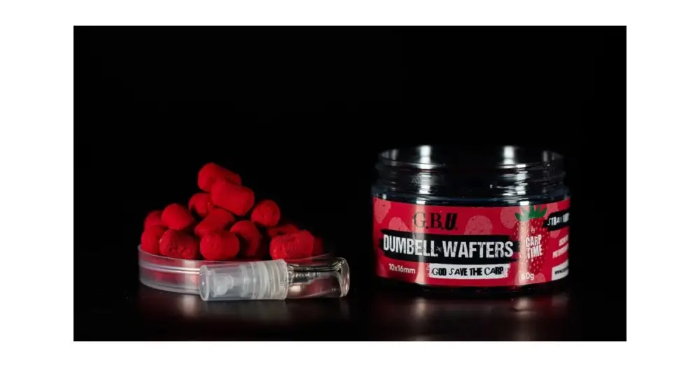 G.B.U. Dumbel Wafters 60 g 10x16 mm - Strawberry Punk Aktuální