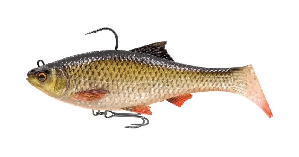Vysoce Kvalitní Savage Gear Gumová Nástraha 3D Roach RTF FS Clear Rudd - 12 cm 34 g