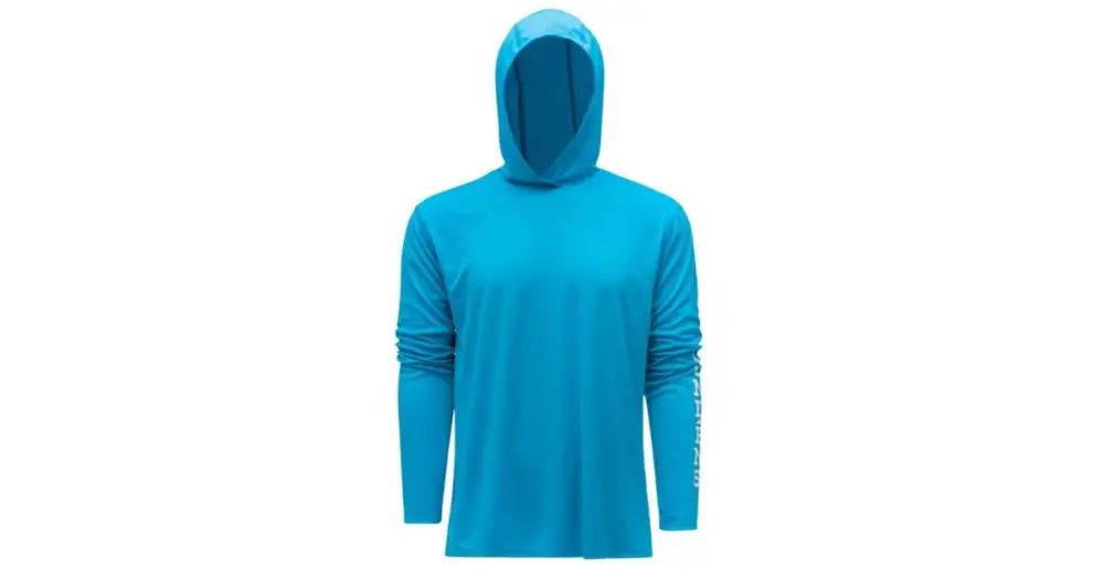 Výhodná Nabídka Grundéns Funkční UV Mikina Tough Sun Hoodie Azure