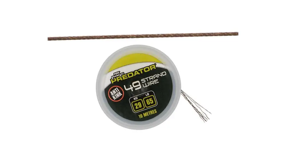 Fox Rage Predator Lanko 19-Strand Coated Wire 10 m -26 lb / 12 kg Hit Sezóny