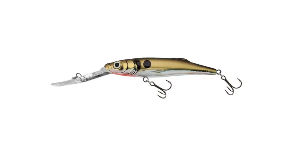 Salmo Wobler Freediver Super Deep Runner Gold Black Back Aktuální