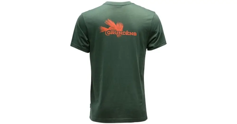 Autentický Grundéns Tričko Dry Fly SS T-Shirt Deep Forest