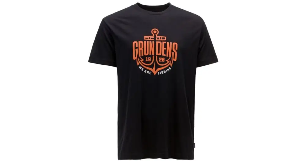 Cenový Hit Grundéns Tričko Logo Anchor SS T-Shirt Black - XXL