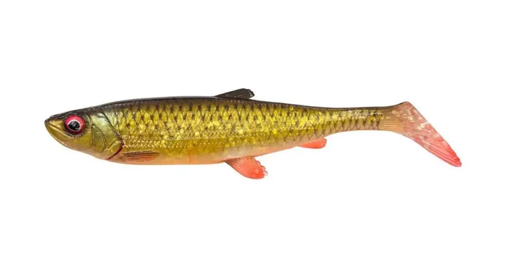 Originální Savage Gear Gumová Nástraha 3D Herring Shad V2 Clear Rudd -28 cm 150 g