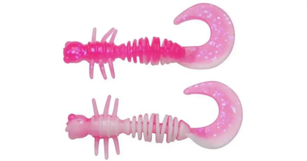 Berkley Gumová Nástraha Powerbait Power Curly Pink White - 5,5 cm 10 ks Oblíbený