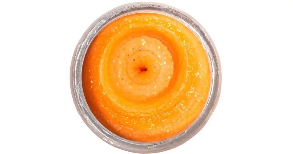Berkley Těsto Na Pstruhy Natural Glitter Troutbait Sýr - Třpytivá Fluo Oranžová Originální