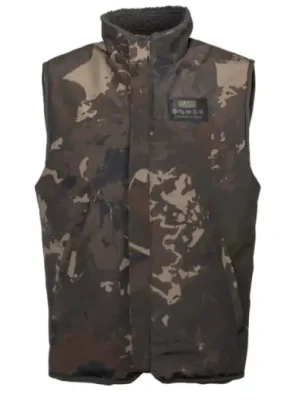Akční Cena Nash Vesta Zero Tolerance Sherpa Fleece Reversible Body Warmer - M