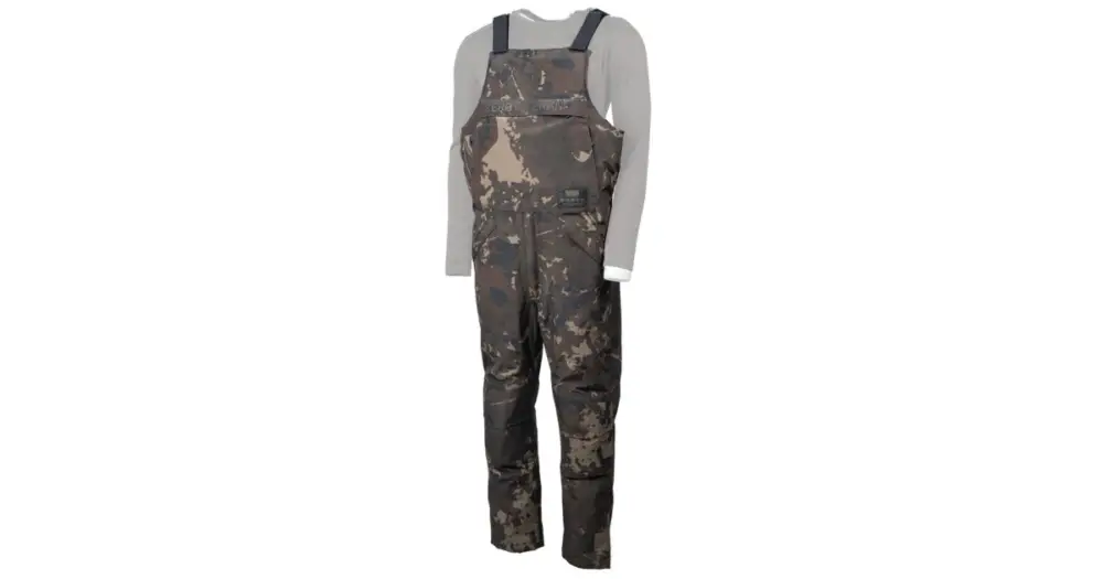 Omezená Nabídka Nash Kalhoty Zero Tolerance Helluva Waterproof Bib and Brace Camo - L