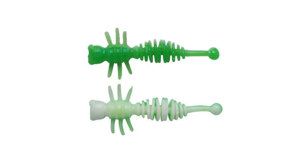 Berkley Gumová Nástraha Powerbait Power Larvae Spring Green White Ověřený