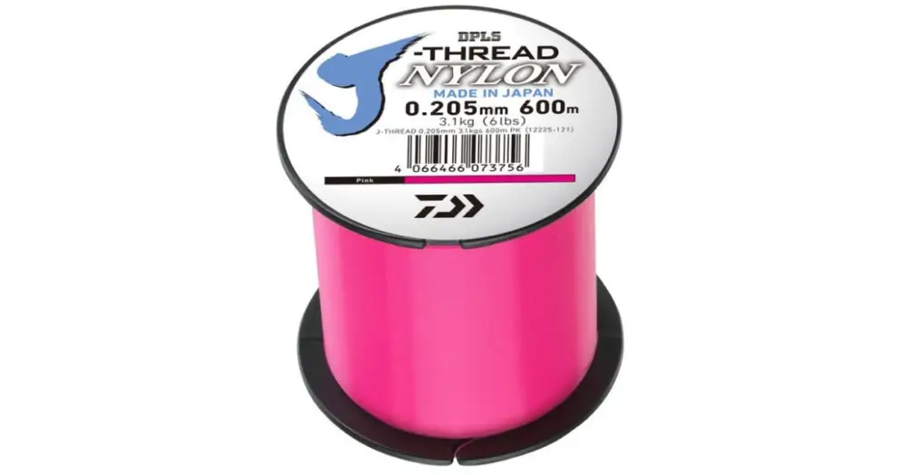 Ihned K Objednání Daiwa Vlasec J-Threads DPLS Pink 600 m - 0,370 mm 10,10 kg
