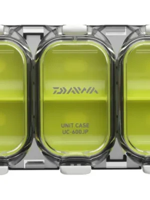 Značkový Daiwa Vodotěsná Krabička Waterproof Sealed Unit Case 600 Zelená - 6 Přihrádek