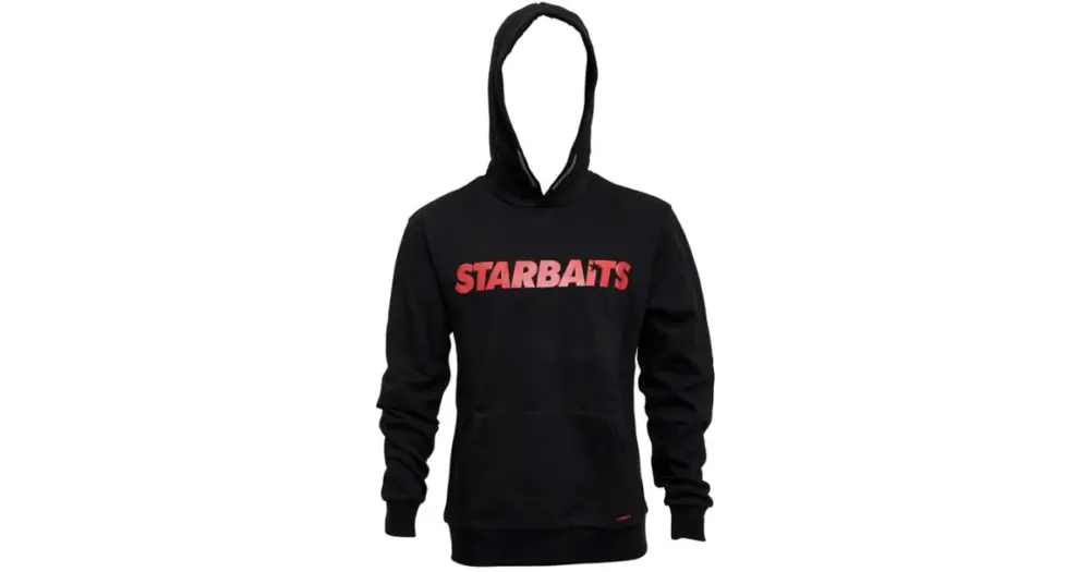 Starbaits Mikina Black Red - XL Dokud Zásoby Vydrží