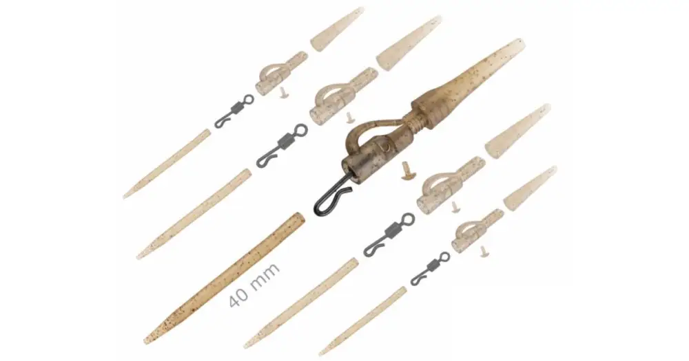Nová Kolekce Zfish Závěsky Lead Clip 3in1 Complete Set 5 ks