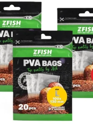 Zfish PVA Sáčky PVA Bags 20 ks - L 130x100 mm Levný
