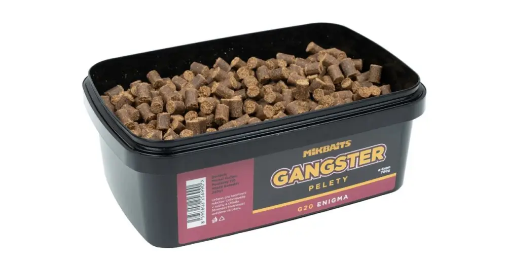 Akční Nabídka Mikbaits Pelety Gangster G20 Enigma 700 g 6 mm