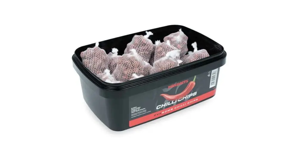 Cenově Výhodný Mikbaits Pelety PVA Bomb Chilli Chips Chilli Squid 15 ks