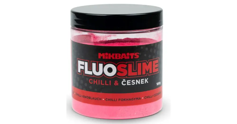 Přímo Od Výrobce Mikbaits Obalovací Dip Fluo Slime 100 g - Chilli Česnek