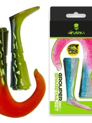 Zlevněný Gunki Náhradní ocásky Grouper S Burning Pike 14 cm