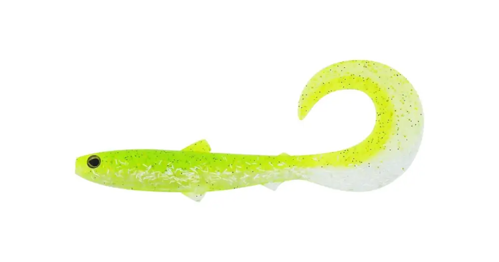 Westin Gumová Nástraha Bullteez Curltail Holy Chartreuse - 10 cm 6 g 2 ks Značkový