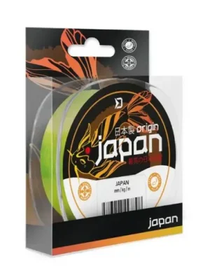 Zlevněný Delphin Vlasec Japan Origin Fluo Žlutá - Průměr 0,261 mm / Nosnost 5,37 kg / Návin 350 m