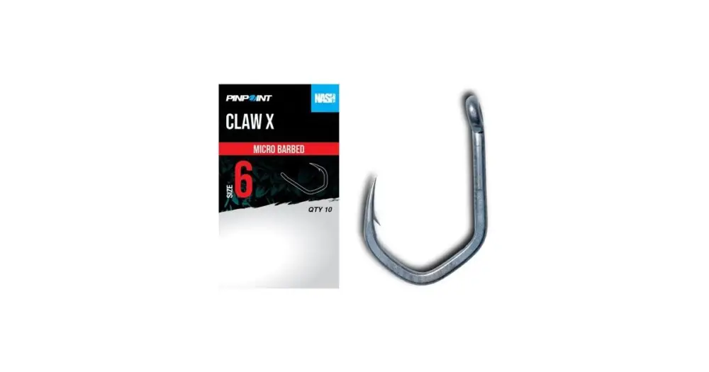 Novinka Nash Háčky Claw X Micro Barbed 10 ks - Velikost 2