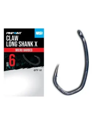 Akční Nabídka Nash Háčky Claw Long Shank X Micro Barbed 10 ks