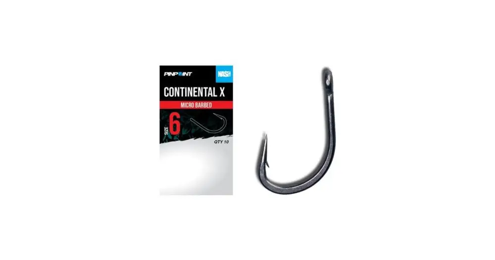Nash Háčky Continental X Micro Barbed 10 ks Přímo Od Výrobce