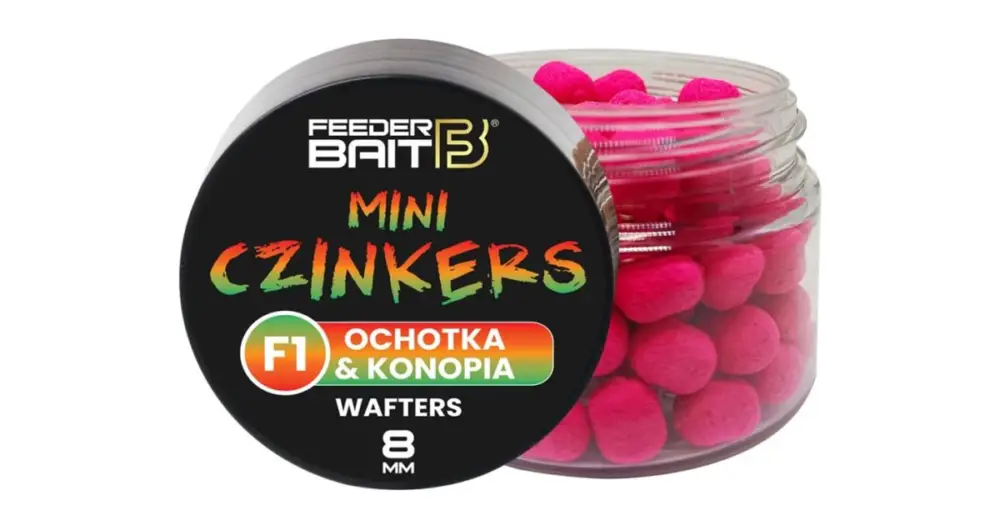FeederBait Wafters Mini Czinkers 6x8 mm - F1 - Patentka/Konopí Doprava Zdarma