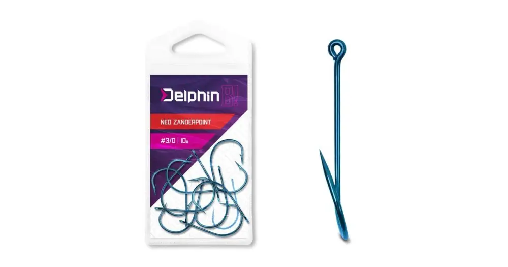 Kup Teď Delphin Háčky B! NEO ZanderPoint BLU 10 ks - 1