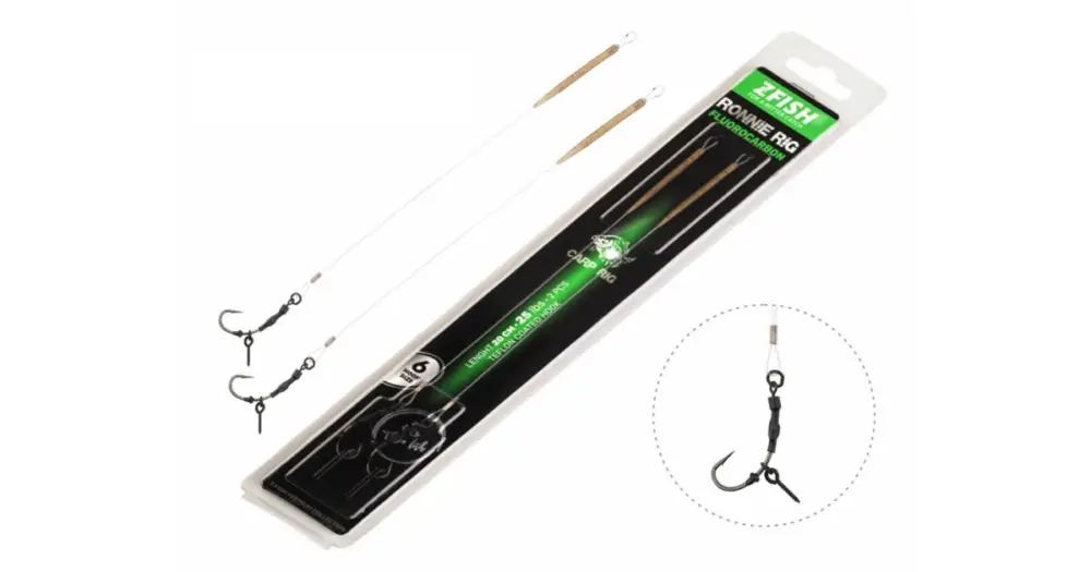 Zfish Návazec Fluorocarbon Ronnie Rig 20 cm - Velikost Háčku 8 Must-Have