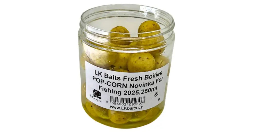 Must-Have LK Baits Fresh Boilie Popcorn 18 mm 250 ml