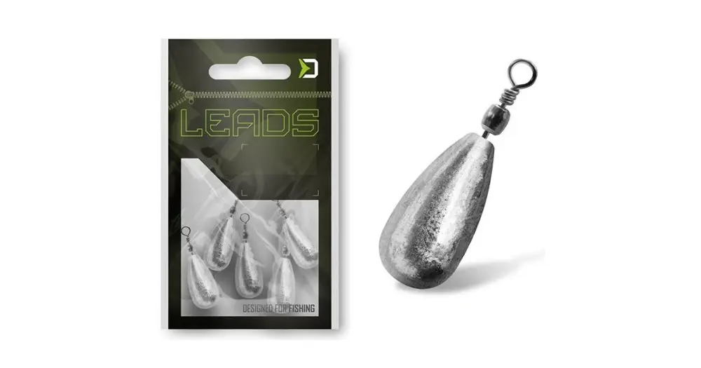Nejlepší Cena Delphin Zátěž Leads Hruška s Obratlíkem - 30 g 5 ks