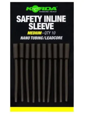 Značkový Korda Převleky Safety Inline Sleeve Nano Tubing/Leadcore - Medium