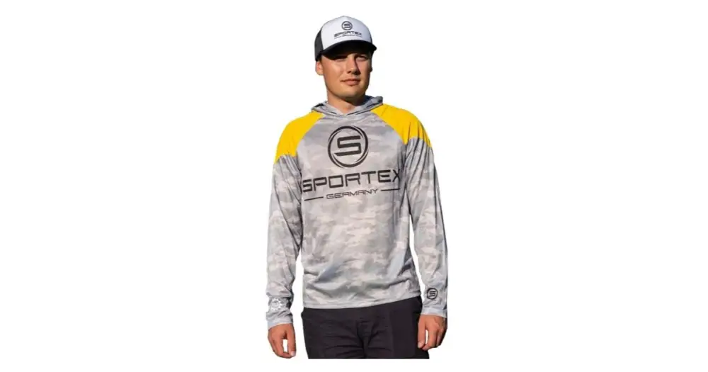 Omezená Nabídka Sportex Tričko s Dlouhým Rukávem Dres UPF 50 Žluto/Šedé - L